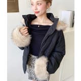 ベルト付きフードファーダウンジャケット | moment+ | 詳細画像30 