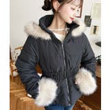 ベルト付きフードファーダウンジャケット | moment+ | 詳細画像33 