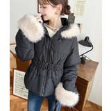 ベルト付きフードファーダウンジャケット | moment+ | 詳細画像34 