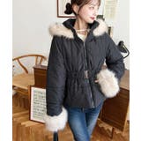 ベルト付きフードファーダウンジャケット | moment+ | 詳細画像35 