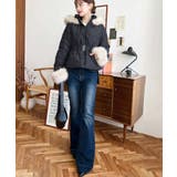 ベルト付きフードファーダウンジャケット | moment+ | 詳細画像36 