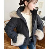 ベルト付きフードファーダウンジャケット | moment+ | 詳細画像37 