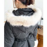 ベルト付きフードファーダウンジャケット | moment+ | 詳細画像46 