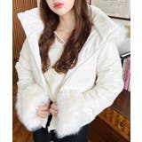 ベルト付きフードファーダウンジャケット | moment+ | 詳細画像8 