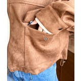 2WAYカラーフェイクスエードショートブルゾン | moment+ | 詳細画像28 