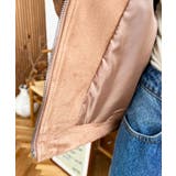 2WAYカラーフェイクスエードショートブルゾン | moment+ | 詳細画像30 