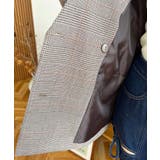 グレンチェックダブルテーラージャケットマットゴールド釦 | moment+ | 詳細画像18 