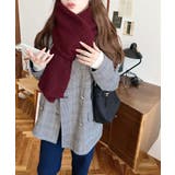 グレンチェックダブルテーラージャケットマットゴールド釦 | moment+ | 詳細画像7 