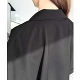 半袖テーラージャケット マットゴールド釦 | moment+ | 詳細画像13