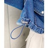 デニムショートブルゾン ヘビーウエイト | moment+ | 詳細画像33 