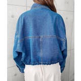 デニムショートブルゾン ヘビーウエイト | moment+ | 詳細画像36 