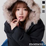 \HIMEKAさん着用☆/ファーフードブルゾン | moment+ | 詳細画像1