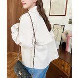 コットンライクツイルキャンディスリーブショートトレンチ | moment+ | 詳細画像11 