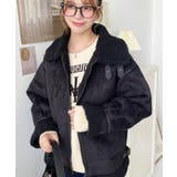 スエード×ボアフェイクムートンB-3ジャケットブルゾン | moment+ | 詳細画像14