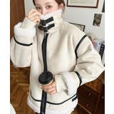 スエード×ボアフェイクムートンB-3ジャケットブルゾン | moment+ | 詳細画像7 