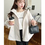 バックチュールレイヤードマウンテンパーカー コットンライクツイル | moment+ | 詳細画像16 