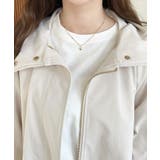 バックチュールレイヤードマウンテンパーカー コットンライクツイル | moment+ | 詳細画像18 