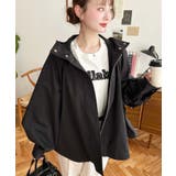 バックチュールレイヤードマウンテンパーカー コットンライクツイル | moment+ | 詳細画像28 