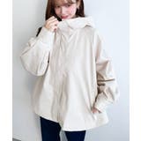 バックチュールレイヤードマウンテンパーカー コットンライクツイル | moment+ | 詳細画像3 