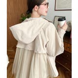 バックチュールレイヤードマウンテンパーカー コットンライクツイル | moment+ | 詳細画像40 