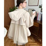 バックチュールレイヤードマウンテンパーカー コットンライクツイル | moment+ | 詳細画像42 