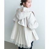 バックチュールレイヤードマウンテンパーカー コットンライクツイル | moment+ | 詳細画像6 