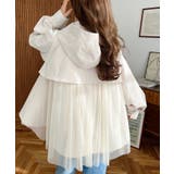 バックチュールレイヤードマウンテンパーカー コットンライクツイル | moment+ | 詳細画像9 