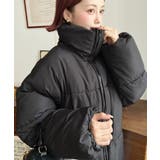 エコダウンスタンドカラーオーバーサイズブルゾン | moment+ | 詳細画像18 