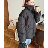 エコダウンスタンドカラーオーバーサイズブルゾン | moment+ | 詳細画像19 