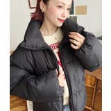 エコダウンスタンドカラーオーバーサイズブルゾン | moment+ | 詳細画像21 