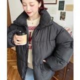 エコダウンスタンドカラーオーバーサイズブルゾン | moment+ | 詳細画像22 