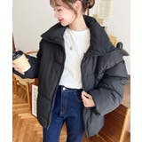 エコダウンスタンドカラーオーバーサイズブルゾン | moment+ | 詳細画像26 