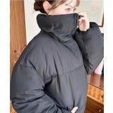 エコダウンスタンドカラーオーバーサイズブルゾン | moment+ | 詳細画像27 