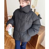 エコダウンスタンドカラーオーバーサイズブルゾン | moment+ | 詳細画像28 