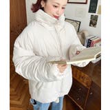 エコダウンスタンドカラーオーバーサイズブルゾン | moment+ | 詳細画像3 