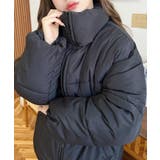 エコダウンスタンドカラーオーバーサイズブルゾン | moment+ | 詳細画像31 