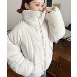 エコダウンスタンドカラーオーバーサイズブルゾン | moment+ | 詳細画像5 