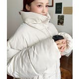 エコダウンスタンドカラーオーバーサイズブルゾン | moment+ | 詳細画像6 