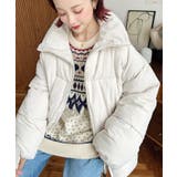 エコダウンスタンドカラーオーバーサイズブルゾン | moment+ | 詳細画像8 