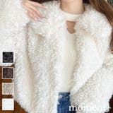 moment+（モーメントプラス） | 衿付きプードルフェイクファーブルゾン