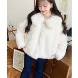 衿付きプードルフェイクファーブルゾン | moment+ | 詳細画像19 