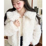 衿付きプードルフェイクファーブルゾン | moment+ | 詳細画像21 