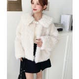 衿付きプードルフェイクファーブルゾン | moment+ | 詳細画像26 