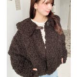 衿付きプードルフェイクファーブルゾン | moment+ | 詳細画像31 