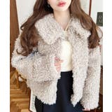 衿付きプードルフェイクファーブルゾン | moment+ | 詳細画像35 