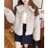 衿付きプードルフェイクファーブルゾン | moment+ | 詳細画像36 