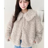 衿付きプードルフェイクファーブルゾン | moment+ | 詳細画像39 