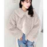 衿付きプードルフェイクファーブルゾン | moment+ | 詳細画像40 