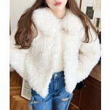 衿付きプードルフェイクファーブルゾン | moment+ | 詳細画像8 