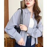 エステルスラブショート丈長袖シャツ | moment+ | 詳細画像19 